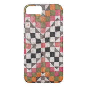 Vintage Ralli Quilt Orange iPhone 8/7 Case