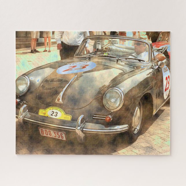 Vintage Rally Car Puzzle (Horizontal)