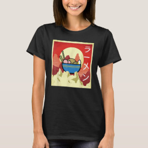 Vintage Ramen Bowl Japanese Noodles Asia Foodie Re T-Shirt