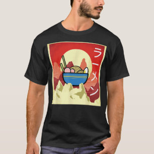 Vintage Ramen Bowl Japanese Noodles Asia Foodie Re T-Shirt
