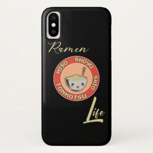 Vintage Ramen Life Japanese Noodle Soup iPhone X Case