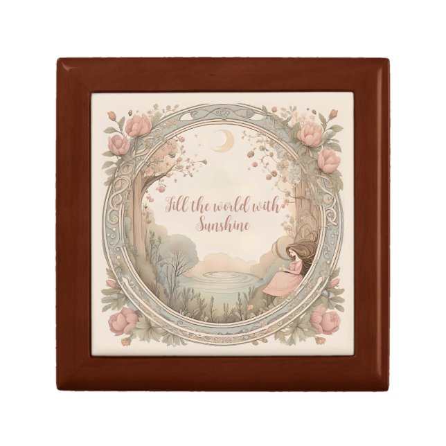 Vintage Rapunzel Fairytale Gift Box (Front)