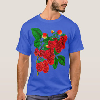 Vintage Raspberry Botanical illustration T-Shirt