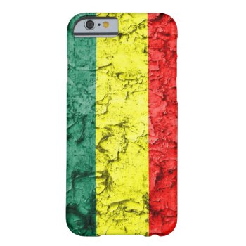 Vintage Rasta Flag Barely There Iphone 6 Case by jahwil at Zazzle