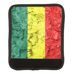 Vintage rasta flag luggage handle wrap