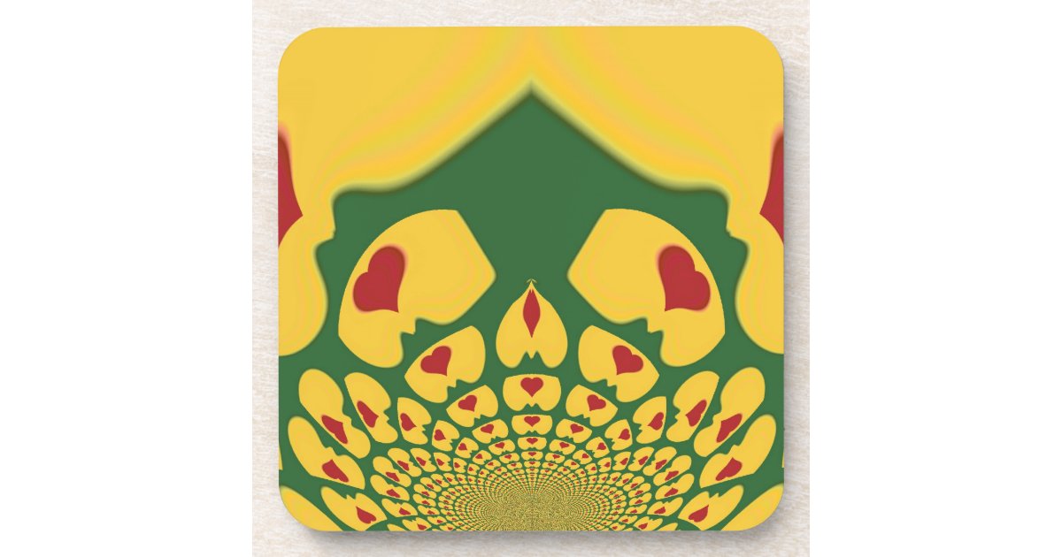 Vintage Rastas Color One Lovely Hakuna Matata.jpg Beverage Coaster | Zazzle