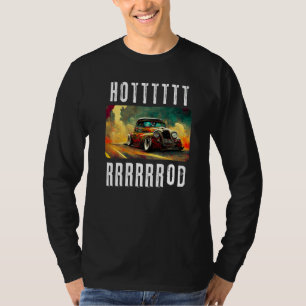 Vintage Rat Rod Street Rods Monster Rod Car Race D T-Shirt