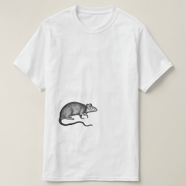Vintage Rat T-Shirt (Design Front)