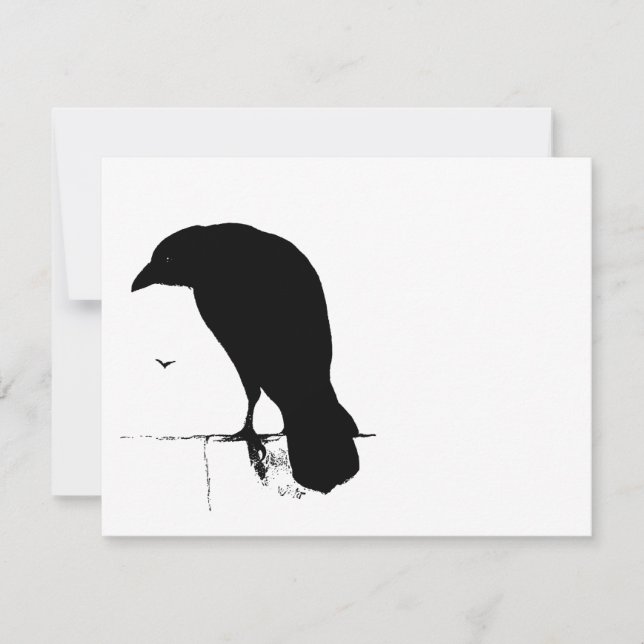 Vintage Raven - Customized Goth Crows Ravens (Front)