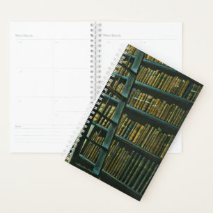 Vintage reading artwork gift planner