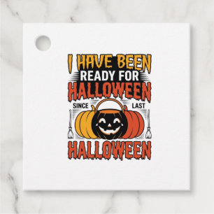 Vintage Ready For Halloween Candy Bucket Shirt Des Favor Tags