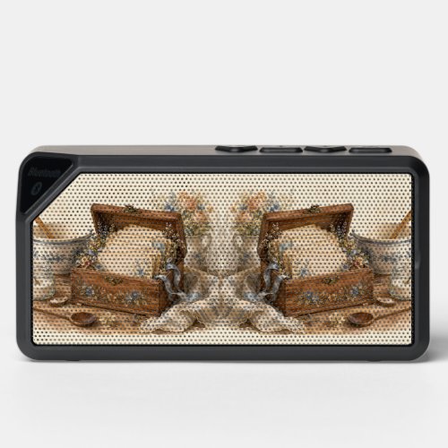 Vintage Recipe Box Cottage Kitchen Bluetooth Speaker