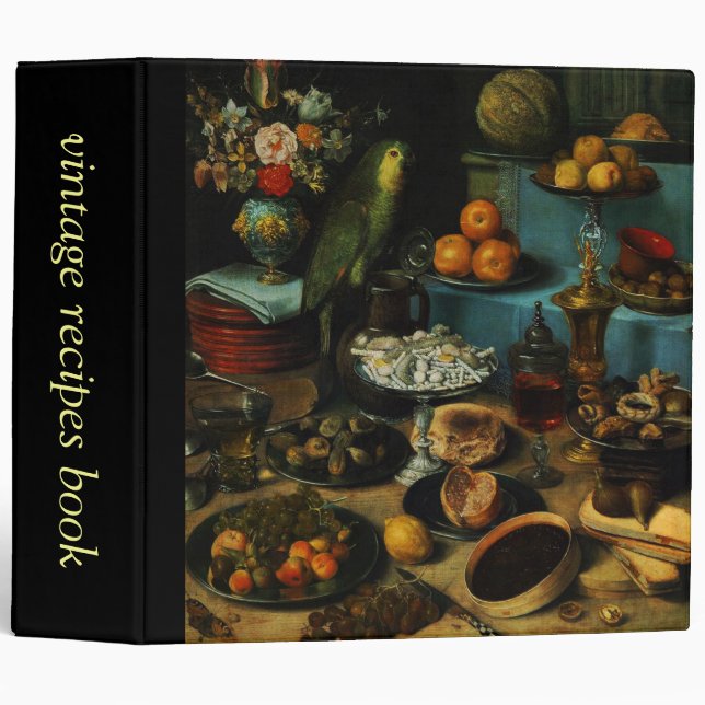 Vintage recipes book binders (Front/Spine)