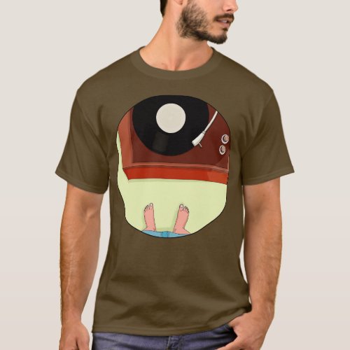 Vintage Record Player T_Shirt