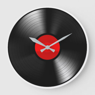 Vintage Record Wall Clock