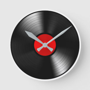Vintage Record Wall Clock