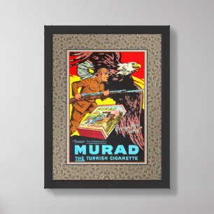 VINTAGE 'RECYCLED ART' PRINT 1918 AD