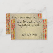 Vintage Recycled Retro Business Card (Front/Back)