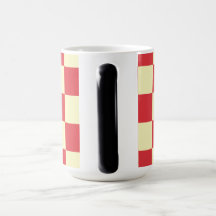 Vintage Red and Cream Checkered Pattern 