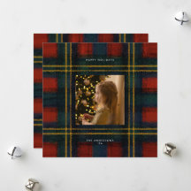 Vintage Red And Green Tartan Preppy Photo