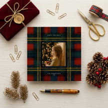 Vintage Red And Green Tartan Preppy Photo