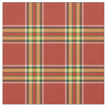 Vintage Red and Yellow Scottish Plaid Fabric