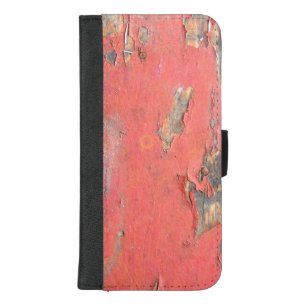 Vintage Red Barn Wood iPhone 8/7 Plus Wallet Case