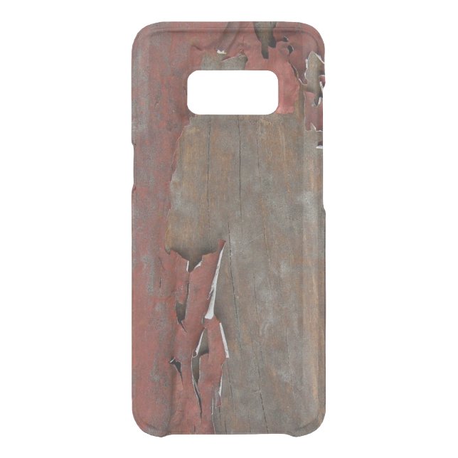 Vintage Red Barn Wood Uncommon Samsung Galaxy Case (Back)