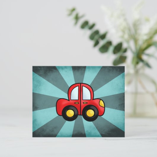 Vintage red car (Standing Front)