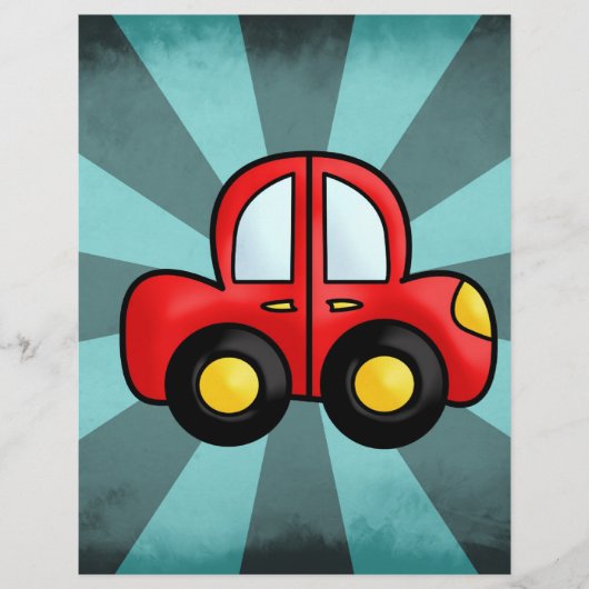 Vintage red car (Front)