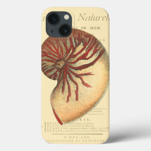 Vintage Red Conch Shell iPhone 13 Case