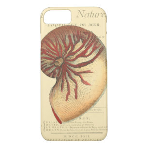 Vintage Red Conch Shell iPhone 8/7 Case