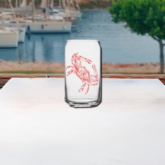 Vintage red  crab