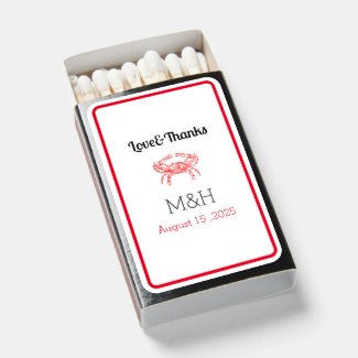Vintage red crab for weddings  