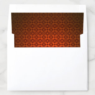 Vintage Red Damask Elegant Classic Template Envelope Liner