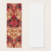 Vintage Red Design Bookmark (Front & Back)