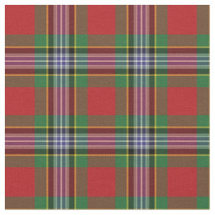 Vintage Red, Green, and Blue Scottish Plaid Fabric