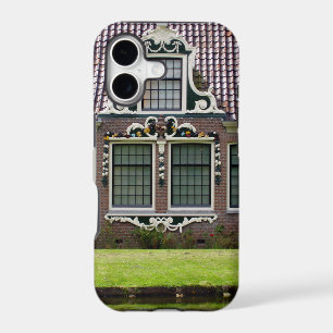 Vintage Red Green Zaan Windmill Museum Holland iPhone 17 Case