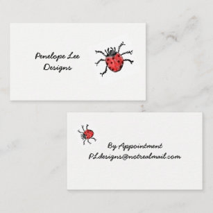 Ladybug Business Cards Business Card Printing Zazzle