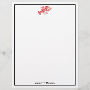 Vintage Red Lobster #1 Drawing