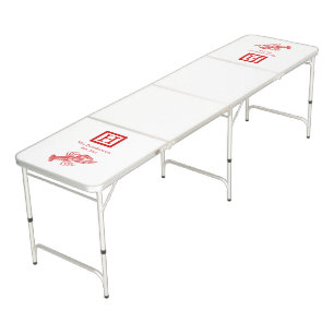 Vintage Red Lobster #1 Drawing #2 SV Beer Pong Table