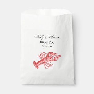 Vintage Red Lobster #1 Drawing Favor Bag