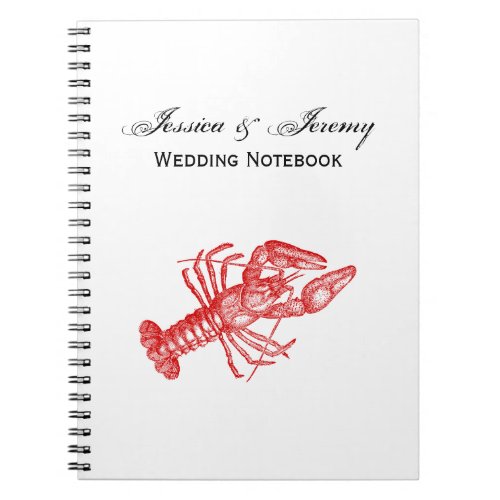 Vintage Red Lobster 1 Drawing Notebook