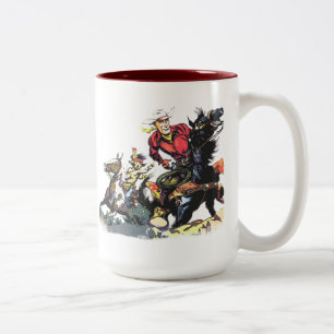 Vintage Red Ryder Gifts Two-Tone Coffee Mug