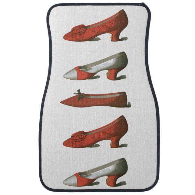 Vintage Red Shoes   Car Floor Mat (Front)