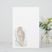 Vintage Red Tailed Hawk Stationery (Standing Front)