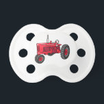 Vintage Red Tractor Pacifier<br><div class="desc">The classic farm truck will satisfy vehicle-lovers of any age! Make a perfect gift every time on T-shirts, sweatshirts.</div>