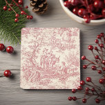 Vintage red tree toile de jouy printed stone coaster<br><div class="desc">Vintage red tree toile de jouy printed Stone Coaster. This toile de jouy vintage Stone Coaster is inspired by the exquisite designs of french romantic countryside scenes. These sophisticated Toile prints are an all time rage at the moment, beautiful designs that bring natural beauty to any item. They combine both...</div>