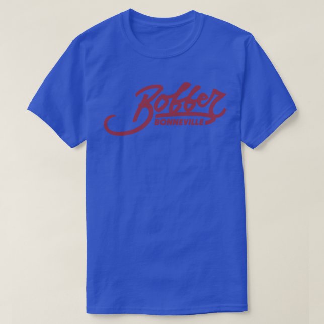 Vintage Red Triumph Bobber T-Shirt (Design Front)