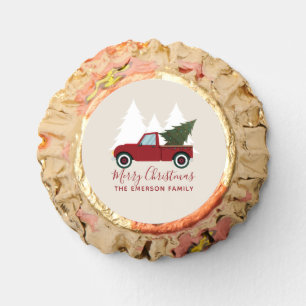 Vintage Red Truck Christmas Reese's Peanut Butter Cups